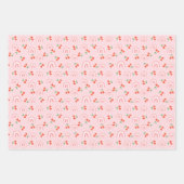 Roze regenboogCherry Pattern Inpakpapier Vel (Voorkant 2)