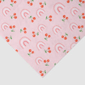 Roze regenboogCherry Pattern Tissuepapier (Detail)
