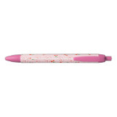 Roze regenboogCherry Pattern Zwarte Inkt Pen (Achterkant)