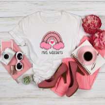 Roze regenbooghartleraar Valentijnsdag