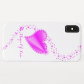 Roze regenboogkunst met sterren , de Magic of Love Case-Mate iPhone Case (Achterkant (horizontaal))