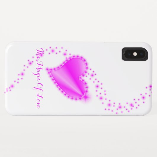Roze regenboogkunst met sterren , de Magic of Love Case-Mate iPhone Case (Achterkant (horizontaal))