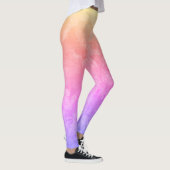 roze regenboogontwerp leggings (Rechts)
