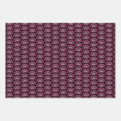 Roze regenboogpatroon inpakpapier vel (Voorkant 2)
