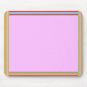 Roze regenboogploeg muismat