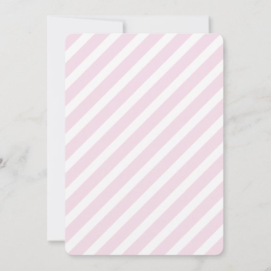 Roze regenboogprinkle Donut Birthday Party Kaart (Achterkant)