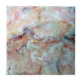 Roze regenboogsteenafwerking tegeltje (Voorkant)