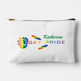 Roze Regenboogvlag Gay Pride Persoonlijke Naam Etui