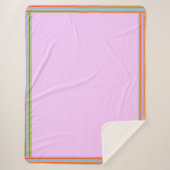 Roze regenboogwrap Blanket Sherpa Deken (Voorkant)