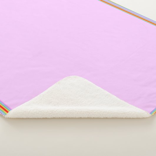 Roze regenboogwrap Blanket Sherpa Deken (3/4)