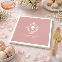 Roze Regency Dames Crest Stof Roze Bruiloft Bridal