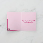 Roze regendruppels Kaart (Binnen)