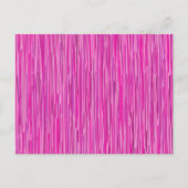 Roze regenval Verticaal gestripte Kunst Accessoire Briefkaart (Voorkant)