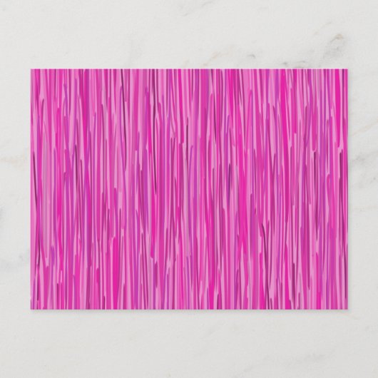 Roze regenval Verticaal gestripte Kunst Accessoire Briefkaart (Voorkant)