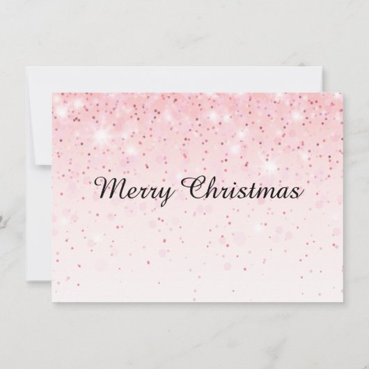 Roze Reindeer met Waterverf, Sneeuwman Prettig Ker (Achterkant)