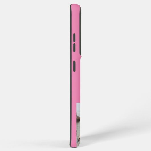 Roze reisherinneringen Samsung S21 Ultra Hoesje Samsung Galaxy Hoesje (Rechterkant)