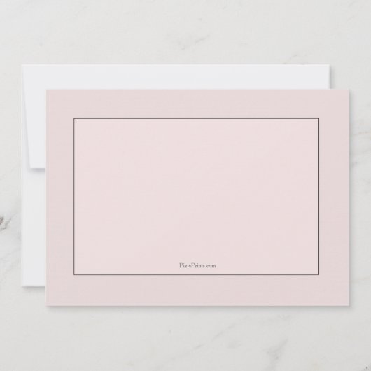 Roze religieuze uitnodiging (Achterkant)