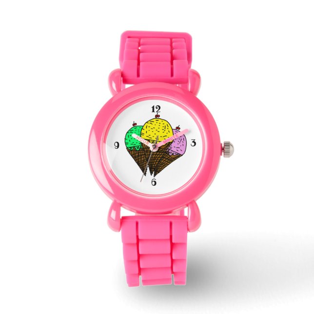 roze reloj horloge (Voorkant)