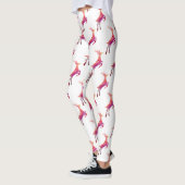 Roze rendier leggings (Links)