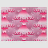 roze rendierpapier tissuepapier (Voorkant)