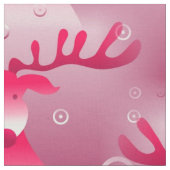 roze rendierstof stof (Close Up)