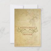  Roze repetitie Inbeluitnodiging Kaart (Voorkant)