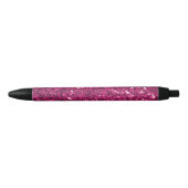 Roze reserveglitter zwarte inkt pen (Voorkant)