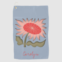  roze Retro 3D Zonnebloem