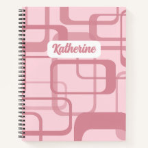 Roze retro Abstract patroon