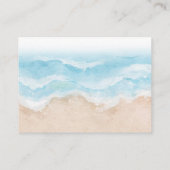 Roze Retro Beach Book Request Enclosure Kaart (Achterkant)