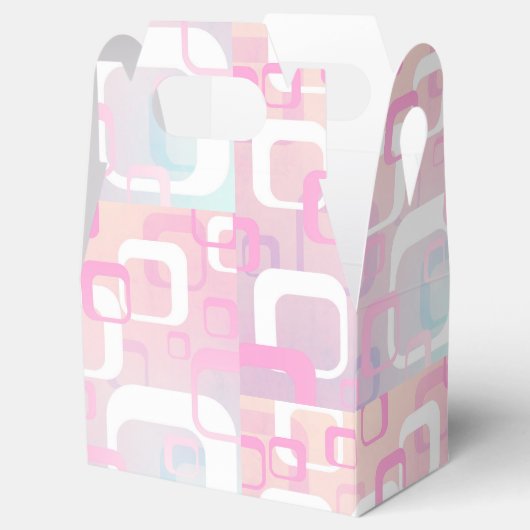 Roze Retro Bedankdoosjes (Geopend)