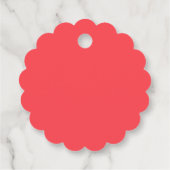 Roze retro bruiloft bedankjes labels (Achterkant)