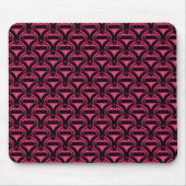Roze Retro Cool Mousepad Muismat (Voorkant)