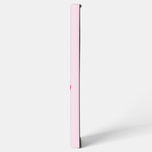 Roze Retro Echtgenote Gesticht Jaar Bruid Echtgeno Samsung Galaxy Hoesje (Linkerkant)