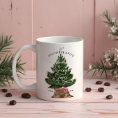 Roze Retro Fun  Boerderij Fresh Tree Monogram Koffiemok