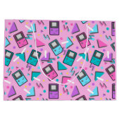 Roze Retro Gaming Groot Cadeauzakje (Achterkant)