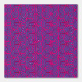 Roze retro geometrisch patroon behang (Voorkant)