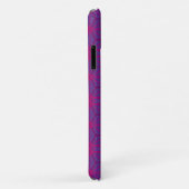Roze retro geometrisch patroon Case-Mate iPhone case (Achterkant/rechts)