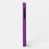 Roze retro geometrisch patroon Case-Mate iPhone case (Achterkant/links)