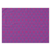 Roze retro geometrisch patroon tafelkleed (Voorkant (Horizontaal))