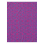 Roze retro geometrisch patroon tafelkleed (Voorkant)