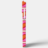 Roze Retro geruit hart Y2K Patroon Case-Mate iPhone Case (Achterkant / Links)