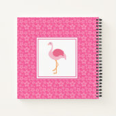 Roze Retro Glamper Notitieboek (Achterkant)