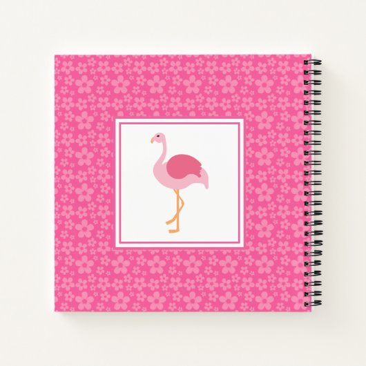 Roze Retro Glamper Notitieboek (Achterkant)