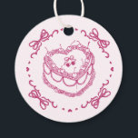 Roze Retro Hart Coquette Kersencake Bachelorette Bedankjes Labels<br><div class="desc">Geniet van de charme van onze Retro Coquette Cake Collectie. Deze kersenzoete ensemble bevat een vintage hartvormige coquette cake, versierd met sappige kersen en zoete botercrème-icing, die de essentie van klassieke romantiek vangt. Perfect voor degenen die van een vleugje nostalgische zoetheid houden, voegt deze collectie een speelse en elegante sfeer...</div>