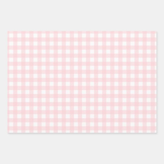 Roze Retro  Kerstman Inpakpapier Vel (Voorkant 2)