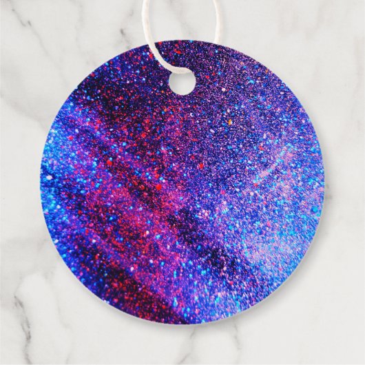 Roze Retro Neon Glow Rolschaatsen Dank u Bedankjes Labels (Achterkant)