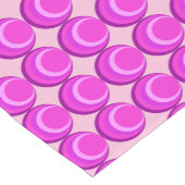 Roze retro patroon in trendy stijl korte tafelloper (Hoek)