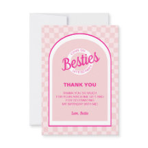 Roze retro pop laat feestverjaardag gaan