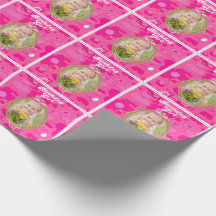 Roze Retro Pop Verjaardagsfeestje